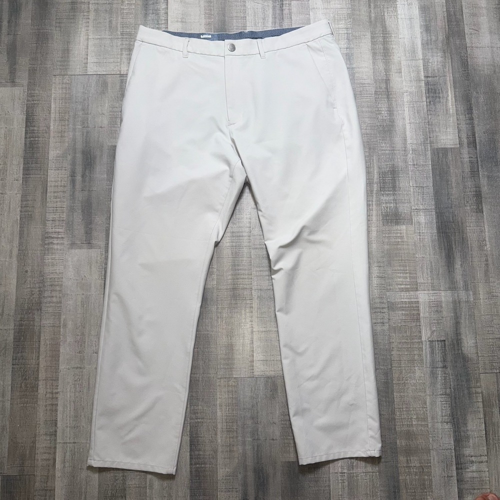 Bonobos Men's Tailored Fit Chino Pants Khaki Tan Stretch Cotton 36x30 Preppy